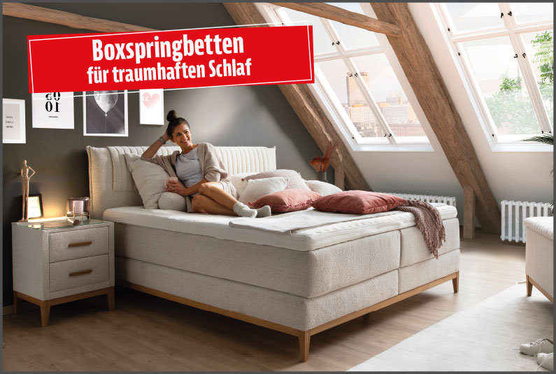 Boxspringbetten - für traumhaften Schlaf
