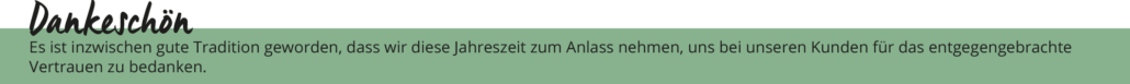 Dankeschön