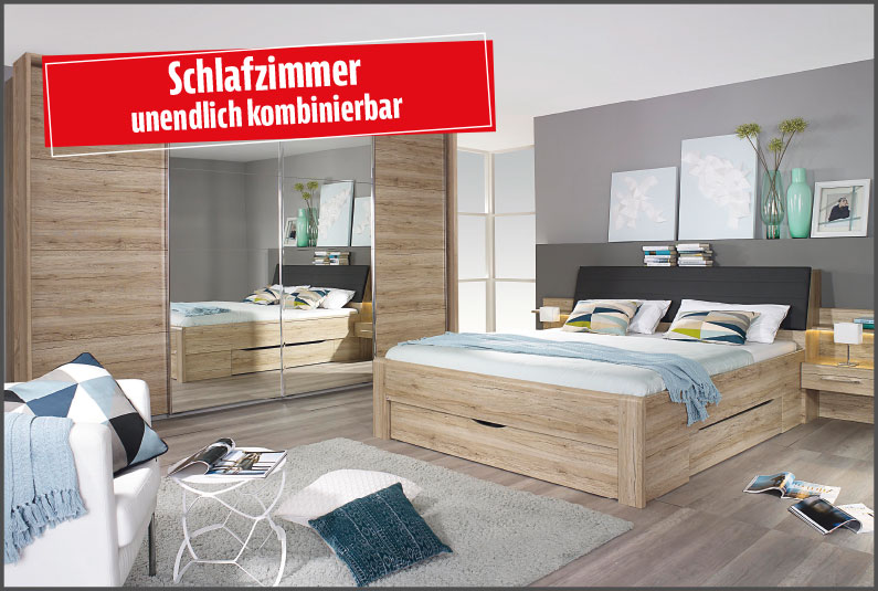 Schlafzimmer - unendlich kombinierbar
