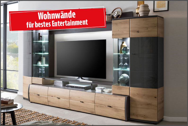 Wohnwände - für stilvolles Ambiente